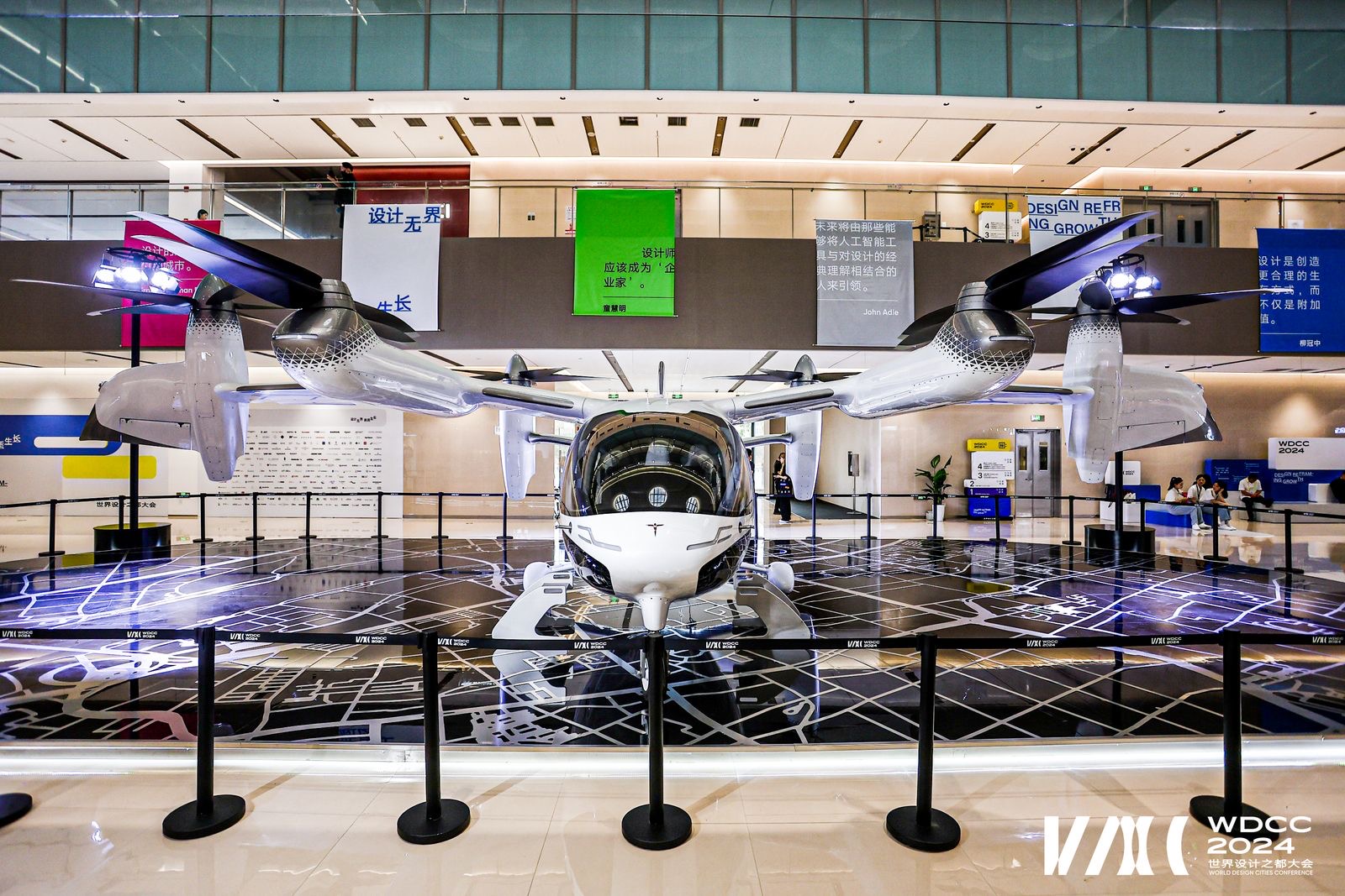 TCab Tech’s E20 eVTOL Showcased at Huangpu Riverside and Won the ‘Shanghai Design 100+’ Award